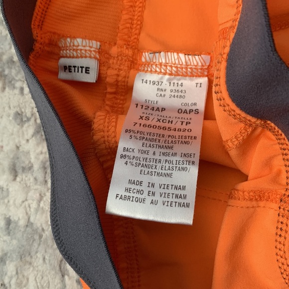 SOLD ❌❌❌ Cherokee Orange Scrub Pants ( petite) - Picture 3 of 5